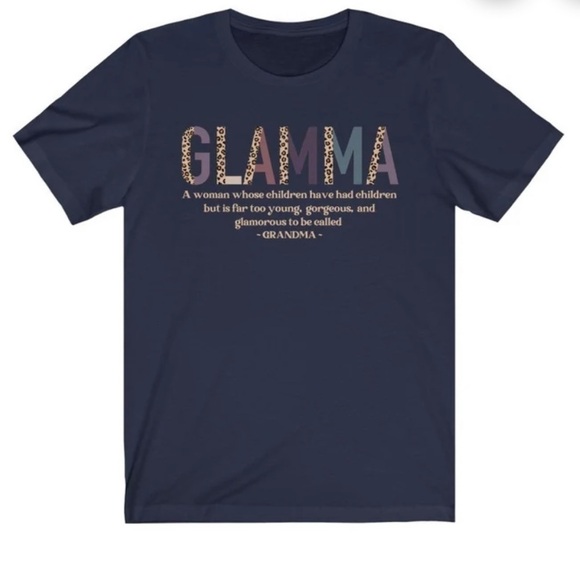 Bella Canvas GLAMMA Short Sleeve Graphic T-shirt Tee Black Size Small Unisex NWT - Picture 3 of 9